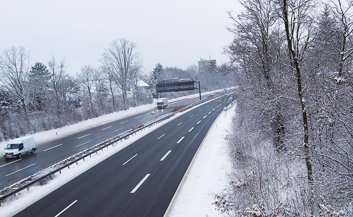 Nieve-carretera
